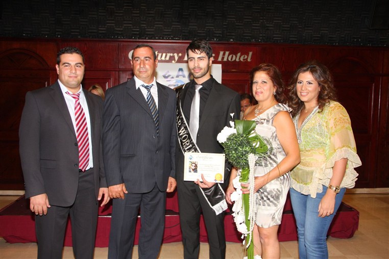Press conference of Mr Arab world 2012